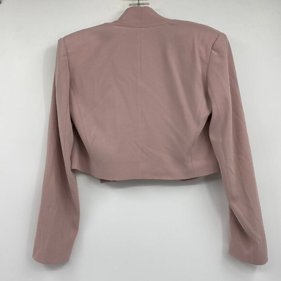 Babaton Pink Cropped Padded Shoulder Blazer | Women’s Size 0 - Picture 4 of 7